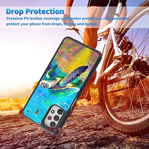 BREIDMKFM за Samsung Galaxy а a53 5G Чанта-Портфейл с Държач за карти с Магнитна Закопчалка Премиум-клас, Изкуствена