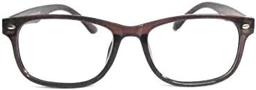 Компютърни очила На lifestyle Crizal с правоъгълни пластмасови лещи кафяво 48 мм unisex_alacfrpr1305