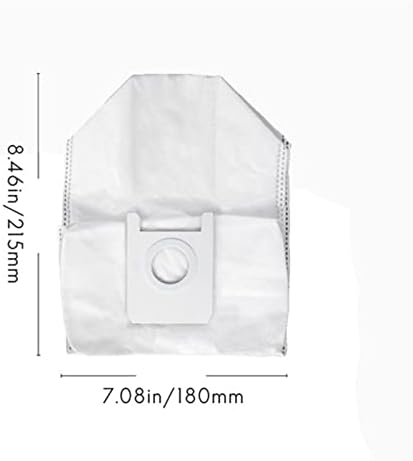 Комплект аксесоари за почистване KEIMY. Торба за прах е Съвместим с аксесоари Xiaomi ROIDMI EVE Plus, основната четка робот-прахосмукачка. Чанта за парцал. Резервни части за пра