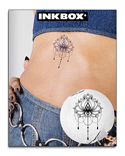 Комплект за временни татуировки Inkbox, дългосрочно временна татуировка, включва в себе си блестящи мастило Прави любов с помощта на ForNow, водоустойчива, държат се 1-2 с?