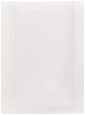 Пакети ClearBags Бели жиронепроницаемые | Размер: 5 1/2 x 1 1/8 x 7 1/2 | Хартиени пакети, Отворени Опаковки
