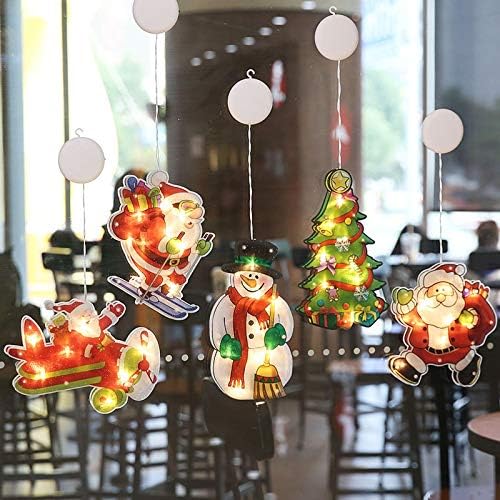 NC Коледни Декоративни Светлини, Празнична аранжировка на Витрини на Магазина Макет на Сцената лампа за Присоске дрънкулки Елен