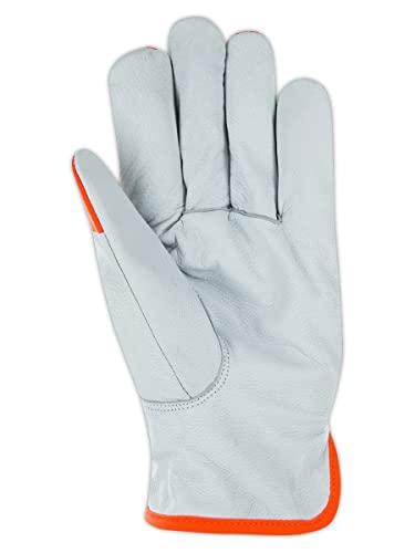 Шофьорски ръкавици от висококачествена естествена кожа MAGID, устойчиви на гумата (24 двойки), 6/XS