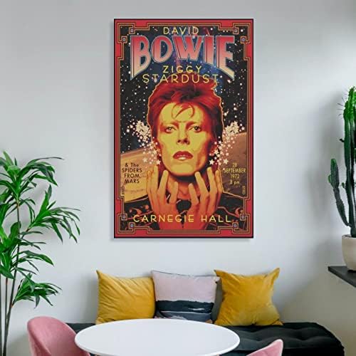 Дейвид Бауи Паяк с Марс 1972 Корица на албума Плакат на Стената Художествени Картини на Платно Стенен Декор