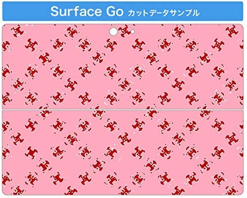 стикер igsticker за Microsoft Surface Go/Go 2, Ультратонкая Защитен Стикер за тялото, Скинове 000095, Розово Модел