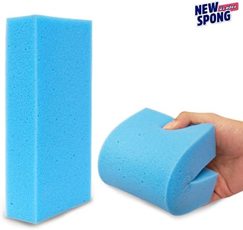 New spong New Spong - многофункционална гъба, универсални почистващи гъби за широк спектър текстури, като например стъкло, керамика или автомобилни джанти, син
