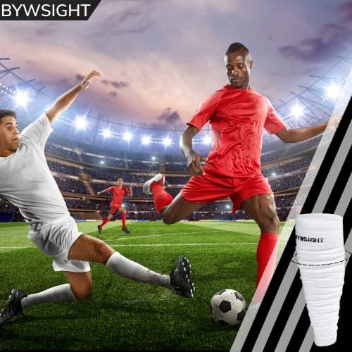 Футболни ръкави за крак от BYWSIGHT – 2 чифта, ръкави за подкрепа на телета, компресия ръкав за мъже и жени, спорт