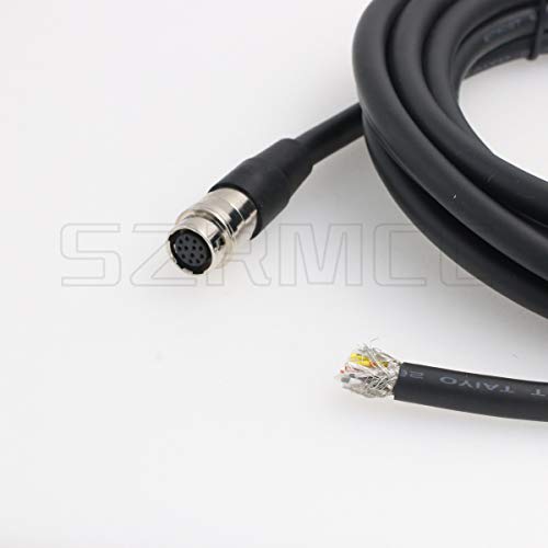 Удлинительный кабел на мо хранене с отворен край, SZRMCC Hirose с 12 на контакти за Промишлени камери (с щепсел, 60 см)