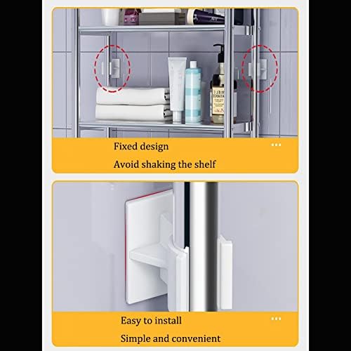 Рамки за съхранение на перални машини BKGDO, Подова Поставка над Тоалетна, Удебелени Рафтове за Перални машини от Неръждаема