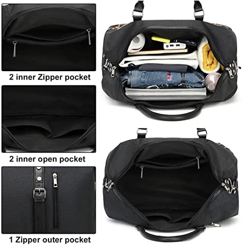 Чанти CAMTOP Weekender за Жени, Пътна Спортна чанта за през нощта, чанта за почивните дни с Чанта за тоалетни принадлежности