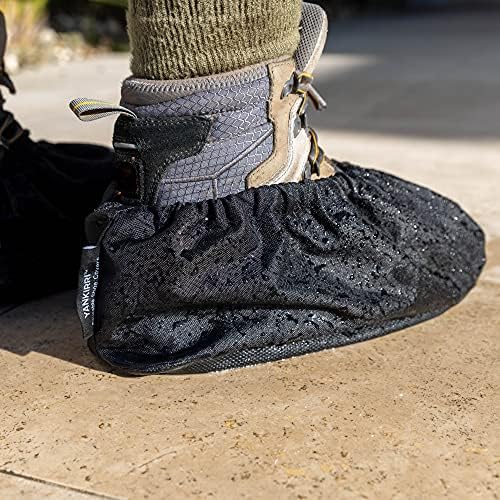 Бахилы YANKIRRI™ Black премиум-клас за обувки: 1 Двойка от многократно калцуни и покривала за обувки, които