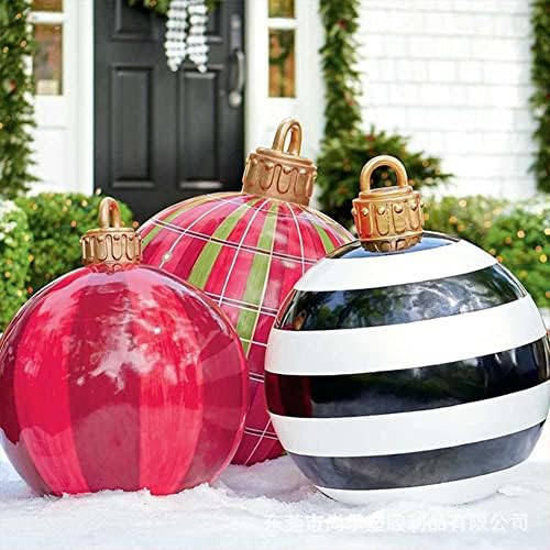 Коледен Надуваем Балон, 23,7 Гигантски Коледни Украси от PVC, Външни Коледни Украси за Празника, Открит Вътрешен