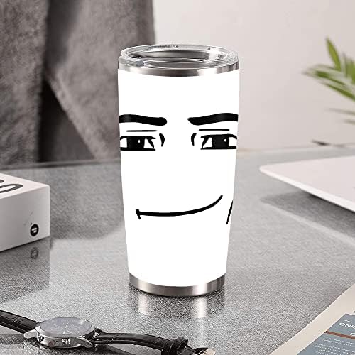 DOINB TIAN Изолиран Чаша Rob-другаря си течен кислород Man Face Чашата за Кафе От Неръждаема Стомана, 20 Грама