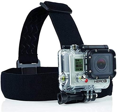 Комбиниран комплект аксесоари за екшън камери Navitech 8 в 1 с червен калъф - Съвместим с екшън камера ThiEYE T5e