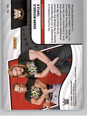2022 Панини Revolution WWE 134 Шон Майкълс / Търговска картичка Легенди Рестлинга Triple H Tag Teams