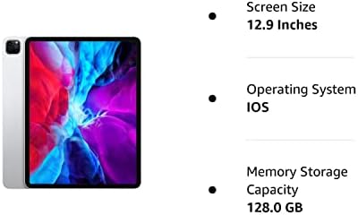 2020 Apple iPad Pro (12,9 инча, Wi-Fi, 128 GB) - сребърна (обновена)