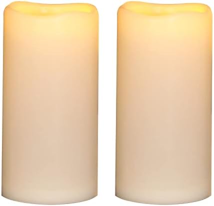 OWLBAY 12 Опаковки Беспламенных свещи, led свещи Слонова кост, Искрящи свещи, работещи на батерии с 10-клавишным дистанционно