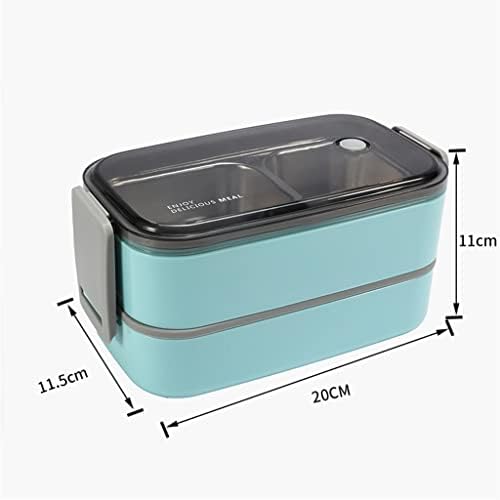 CXDTBH 304 Обяд-кутия от неръждаема стомана Преносими мрежи Bento Box За микровълнова печка, Съдове за съхранение на продукти за студенти, офис работници (Цвят: черен-Jojo ' s Biz