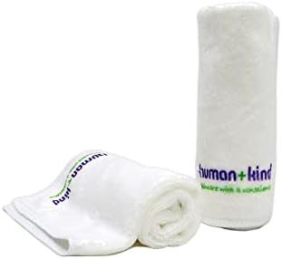 Кърпички за дълбоко почистване на Human +Kind - почистване за Многократна употреба, кърпички за премахване на грим и ексфолиране
