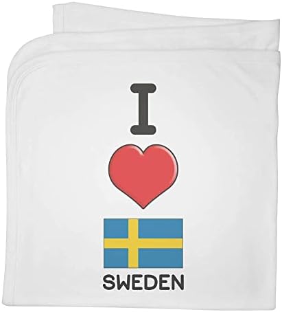 Детско Памучно одеало /Шал Azeeda I Love Sweden (BY00025494)