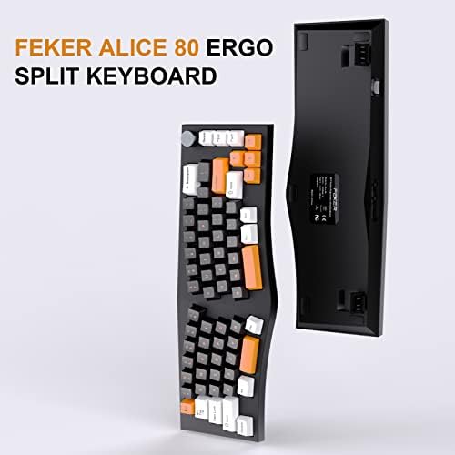 Уплътнение за подредбата на EPOMAKER Feker Alice, детска клавиатура с 68 бутони с възможност за гореща замяна Bluetooth /2,4