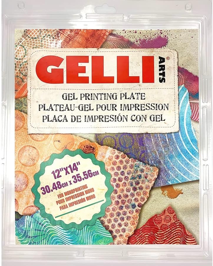 Печатна форма Gelli Arts, 12 x 14 инча, Бистра