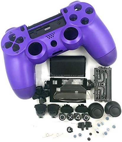 Пълно Тяло Калъф Бутон за Смяна на Водещ Накладки Комплект за PS4 Pro Slim PS4 Pro Контролер JDM-040 JDS-040 4.0 Лилаво