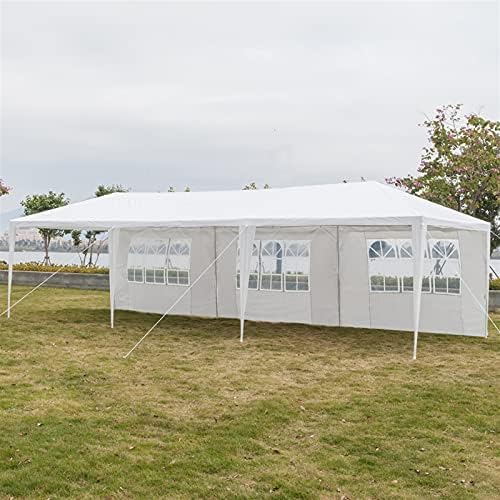 Палатка YTYZC 3 x 9m с пет Страни Водоустойчива с Превъртането Тръби, Палатка за Събития, Сватбена Шатра за Дейности,