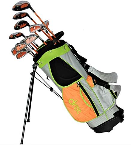 Комплект стикове за голф серия ДРОК - Ники от 13 теми и Чанта за голф Възраст 11-14 дясна ръка