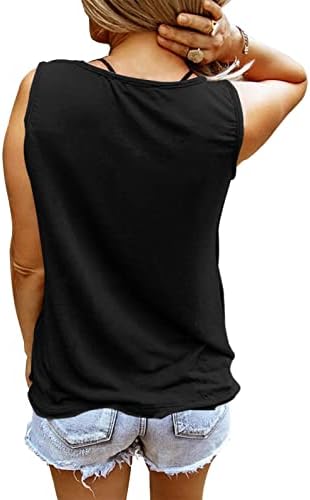 SAUKOLE / Дамски Потници За практикуване на Йога Без ръкави с Хубаво Принтом, Тениска Свободно Намаляване За