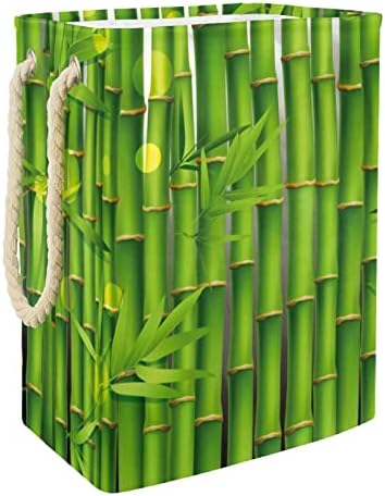 Inhomer Бамбуковое Източното Зелено Растение, Голяма Кошница за дрехи, Водоустойчив Сгъваема Кошница за Дрехи,