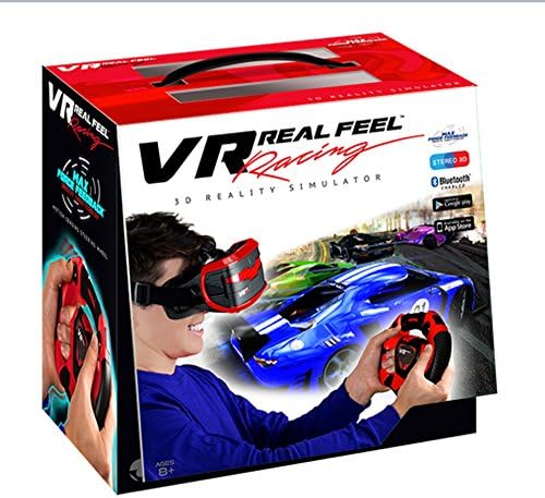 VR Real Feel Състезателна Игра система за Виртуална реалност с Bluetooth Волана колело и Слушалки Очила за гледане