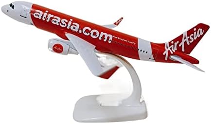 Модели на самолети от 20 См От Твърда сплав Златисто-Червен Цвят, Подходяща за Airbus 320 A320, Хвърли под натиска на Модели на Самолети, Подарък Играчка, Графичен Дисплей