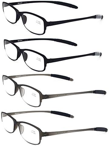 Компютърни Очила за четене, Блокер Синя светлина (Гъвкави и леки), Очила за четене, със Защита от ултравиолетови лъчи, Защита