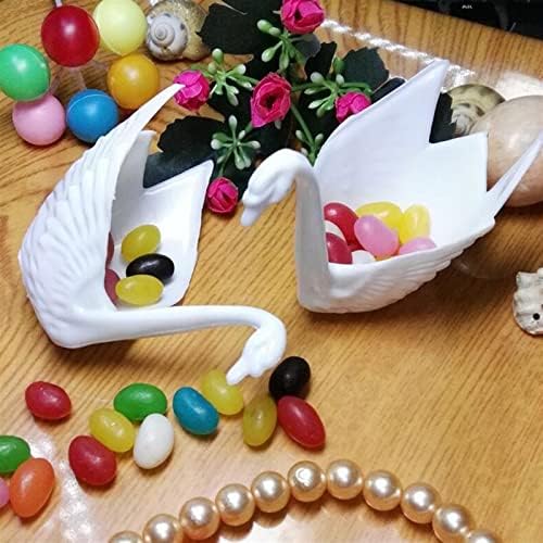 ДОВЕРИЕТО на ЗАНАЯТЧИЯ за 12 Парчета PVC Елегантен Лебед Кутии за сватбени Сувенири, Детски Душ Кутия Бонбони За Партита по