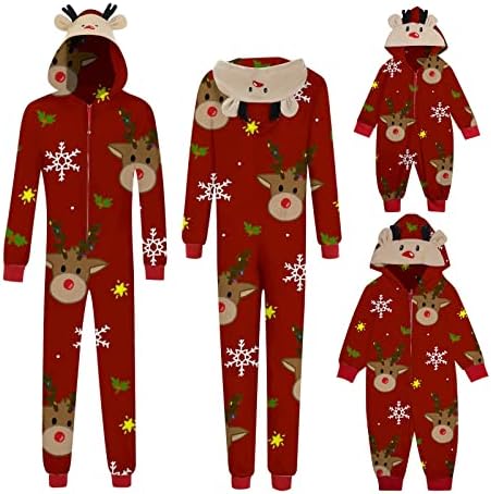 Еднакви Зимни Пижама за Коледа, Семейни Пижами, едни и Същи Коледни Тоалети, Подаръци За Двойки, Подходящи За Родители