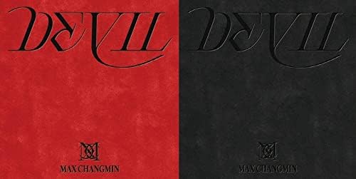 Music Genie МАКС Чанмин - Дяволът [Червената версия.] (2-ри мини-албум) - Албум + Ограничен предварително подредени + Културно-корейски подарък (Декоративни стикери, Фотокар