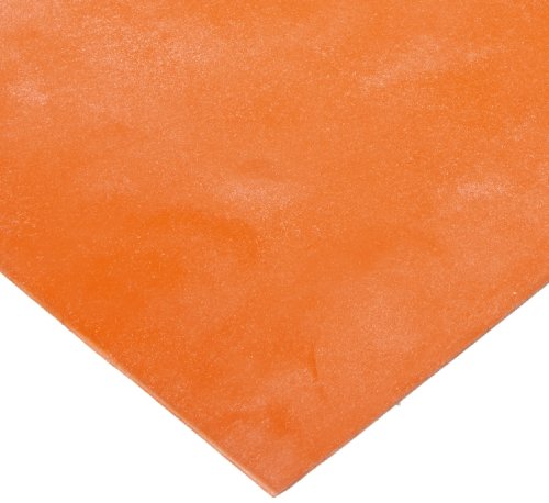 Силиконов лист, на самозалепваща се основа, Оранжево, дебелина 0,187 инча, ширина 24 инча, дължина 24 инча