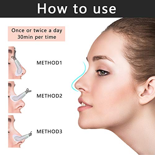 Скоба, за да придадат форма на носа, Инструмент за стягане на носа нагоре за широк Изогнутого носа, за да направи носа си по-малко, Мека Защитна помощ за подобряване ?