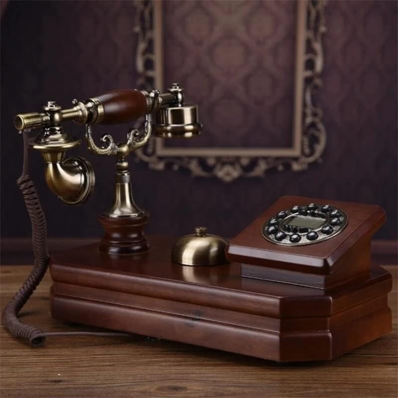 ZSEDP Антикварен Стационарен телефон Старомоден Механичен Разговор В Пасторальном Ретро стил, Домашен Офис, Стационарен телефон