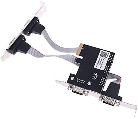 Съединители 2021 99100 Чипсета PCIe 4 Порта Serial Допълнителна карта Мулти RS232 DB9 COM Адаптер за разширяване Странично Adapter
