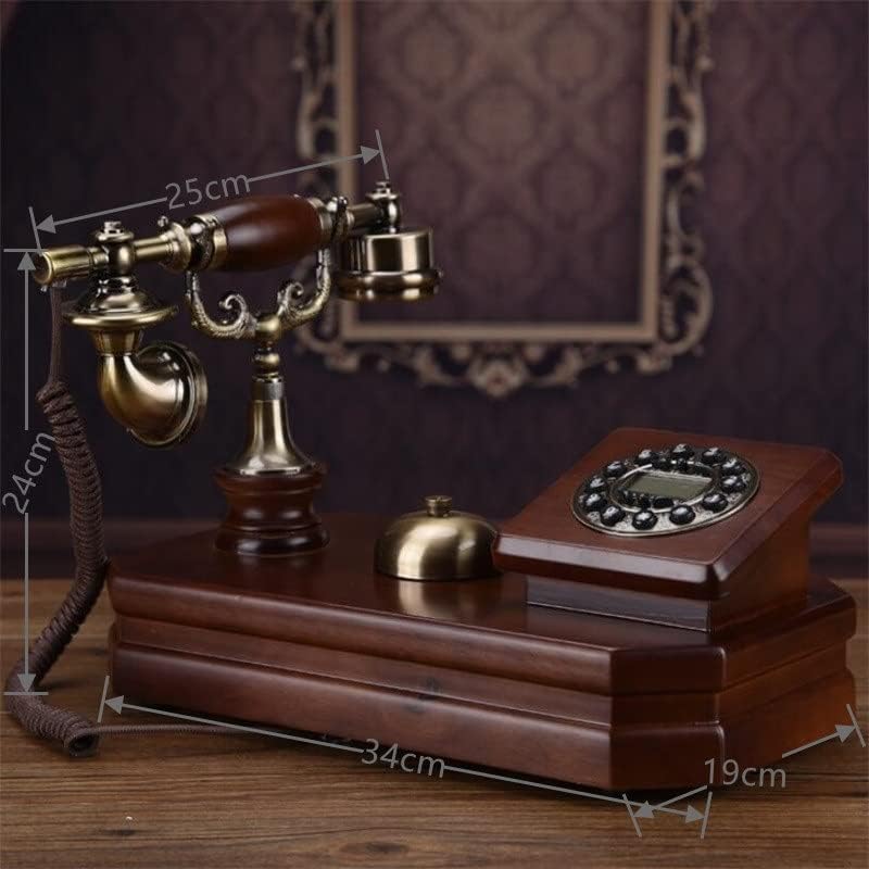 SEASD Антикварен Стационарен телефон Старомоден Механичен Разговор В Пасторальном Ретро стил, Домашен Офис, Стационарен телефон