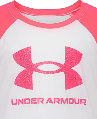 Основна тениска с графичен дизайн за момичета Under Armour с Къс ръкав