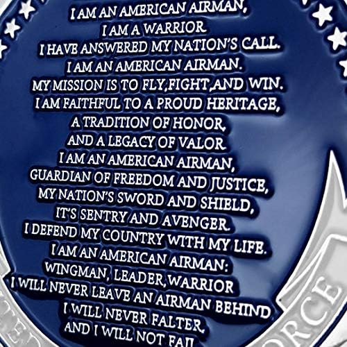Монета на Повикване на Военно-въздушните сили на Съединените Щати Кредо авиатор Подарък на Военното Опитни