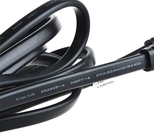 FitPow захранващ кабел за променлив ток в Контакта на Кабелен Щепсел за Преносими аудио системи JVC RD-EZ11 CD Компактен