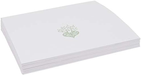 Картички-сърца Дървото на живота, Какула (избор на цвят), Набор от 150 парчета, Предварително изрязани и набрани - Сватба,