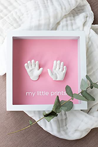 Комплект за леене на ръцете и краката Pearhead Baby, Комплект За Леене на Новородени и Детски рамка, Подарък за спомен За момиче или Момче
