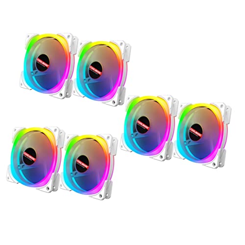 SOLUSTRE Компютър Cooler 3 серии PC или с led Контровым тихо вентилатор с течно обдувом се Поддържа RGB ПРОЦЕСОР