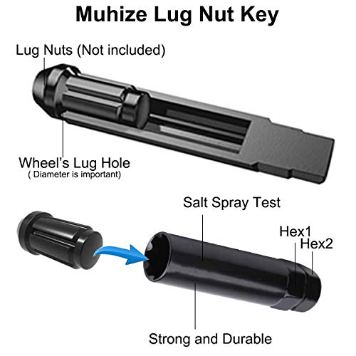 MuHize Обновен ключ с 6 шлицевыми первази - Стандартно гнездо с ключ с выступом малък диаметър (новост 2023