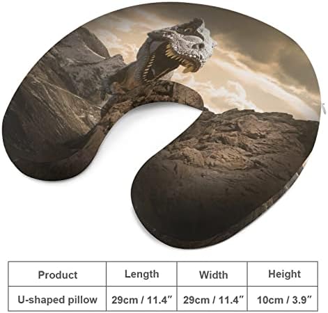 Възглавница за пътуване Динозавър на Скалата, Възглавница За Подкрепа на Главата и врата, въздушна Възглавница